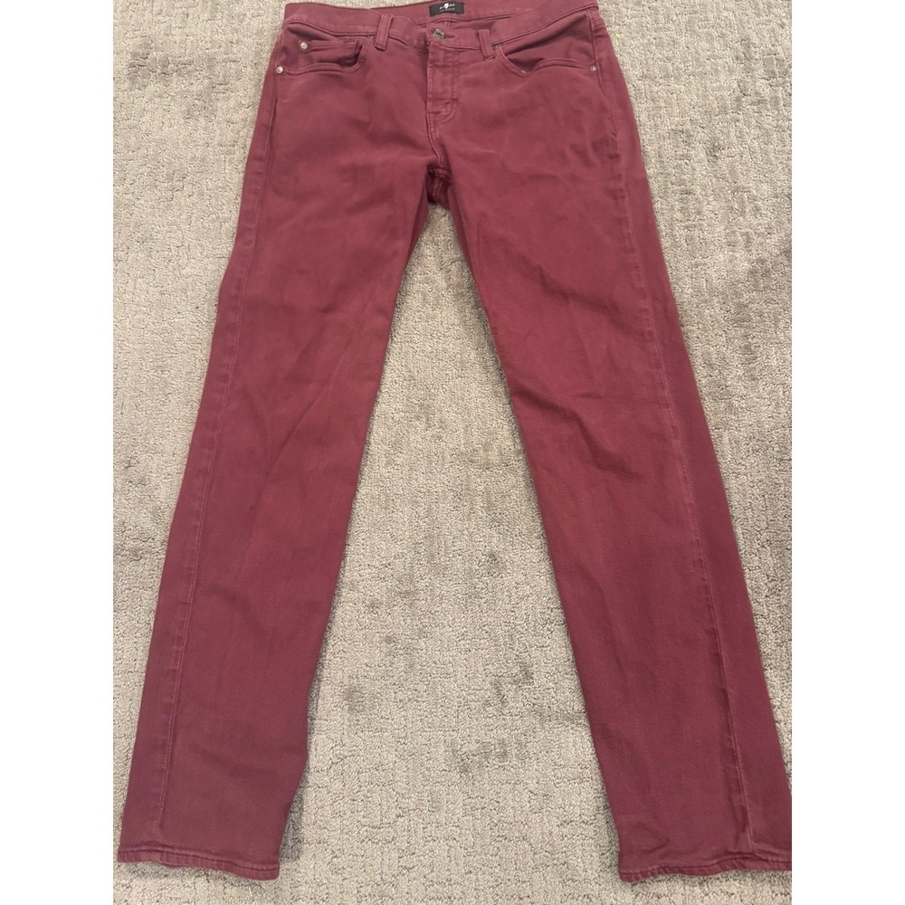 7 for all mankind jeans men 33/32 rose color (J)